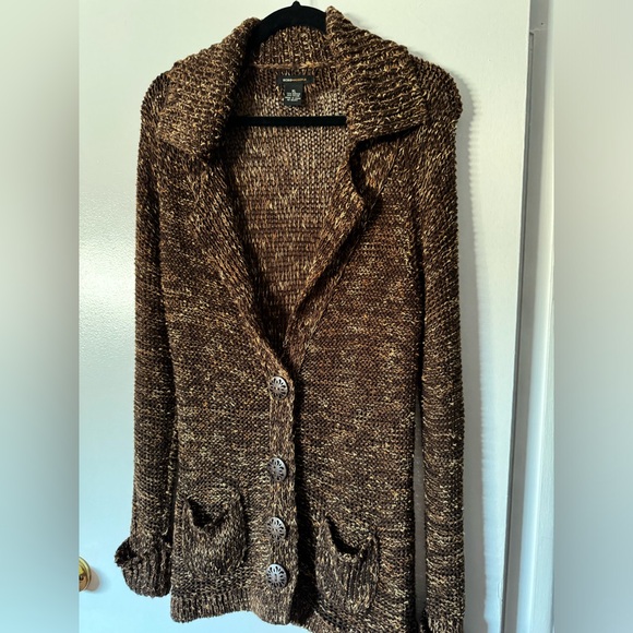 XL BCBG Brown Cardigan - Picture 15 of 15